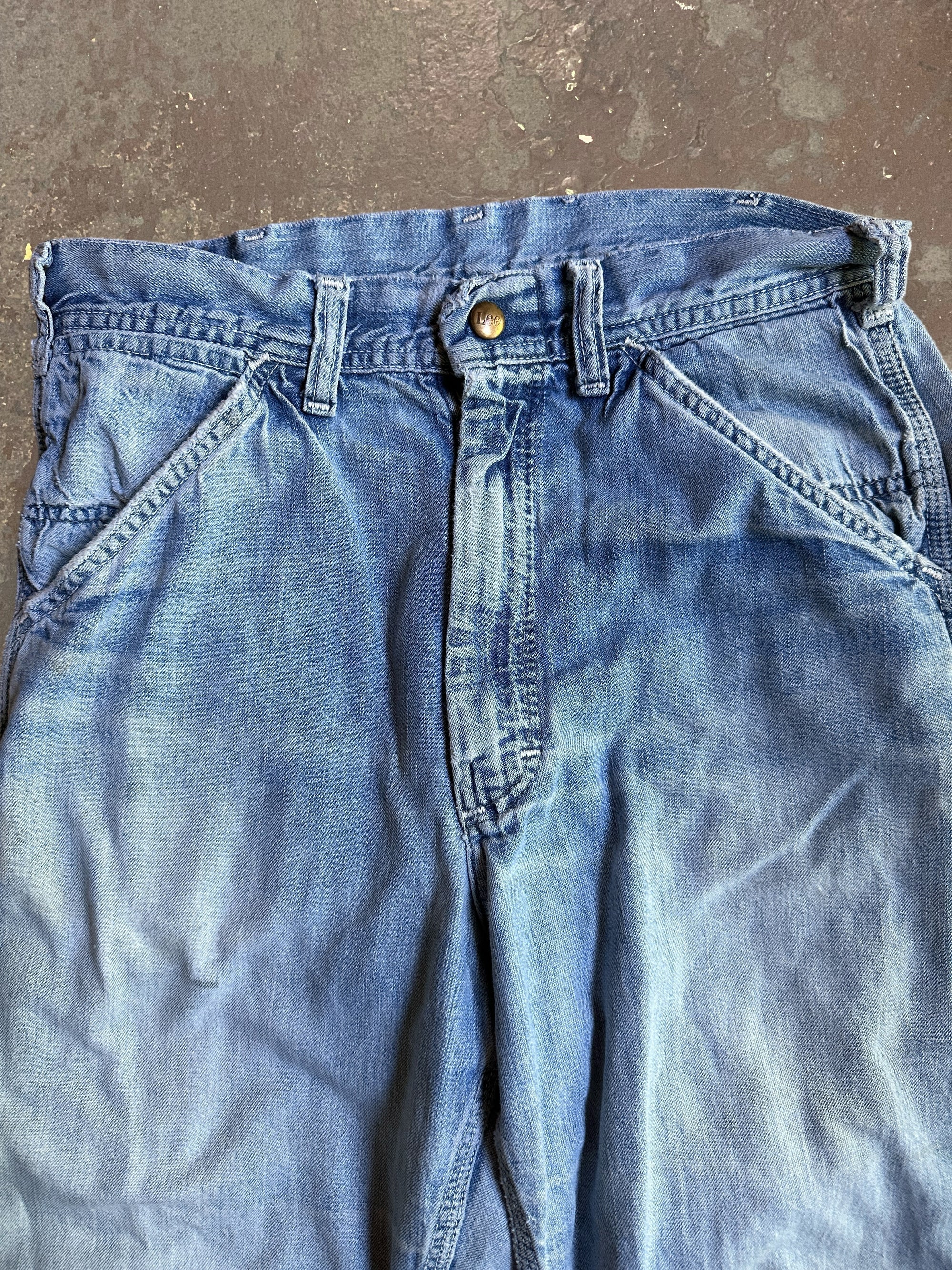 Vintage 1960’s LEE Repaired Denim Jeans W:28