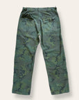 Vintage 1970’s Civilian ERDL Camo Sateen Baker Pants W:33