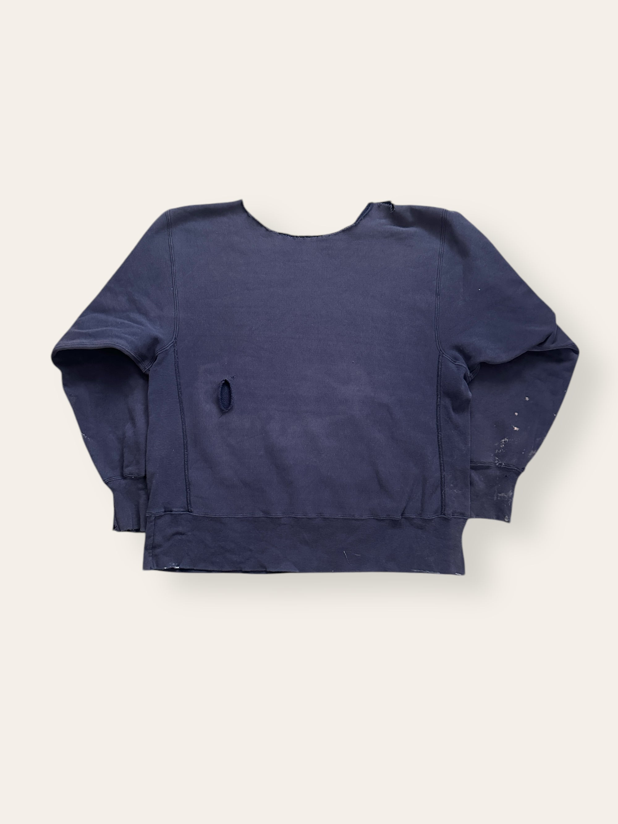 Vintage 1980’s Coast Gaurd Champion Reverse Weave Distressed Sweatshirt