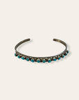 Vintage 1940’s Zuni Turquoise Sterling Silver Bracelet
