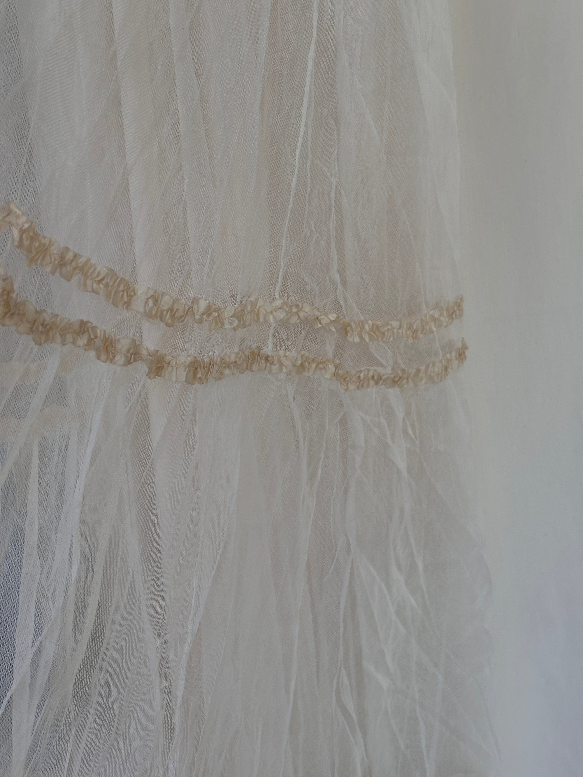 Vintage Edwardian Layed Mesh Tea Dress