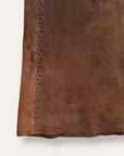 Vintage 1970’s Suede North Beach Leather Lace-Up Pants | Western Flare Trousers W:27