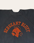 Vintage 1960’s Flock Print Sergeant Bluff School Sweatshirt