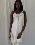 Vintage 1930’s Silk Rayon Slip Dress | Romantic Blush Pink Lace Trim Luxury Lingerie