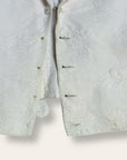 Vintage 1890’s Jacquard Buckle Back Vest