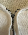 Vintage 1950’s Creme Quarter Zip Pullover Sweatshirt