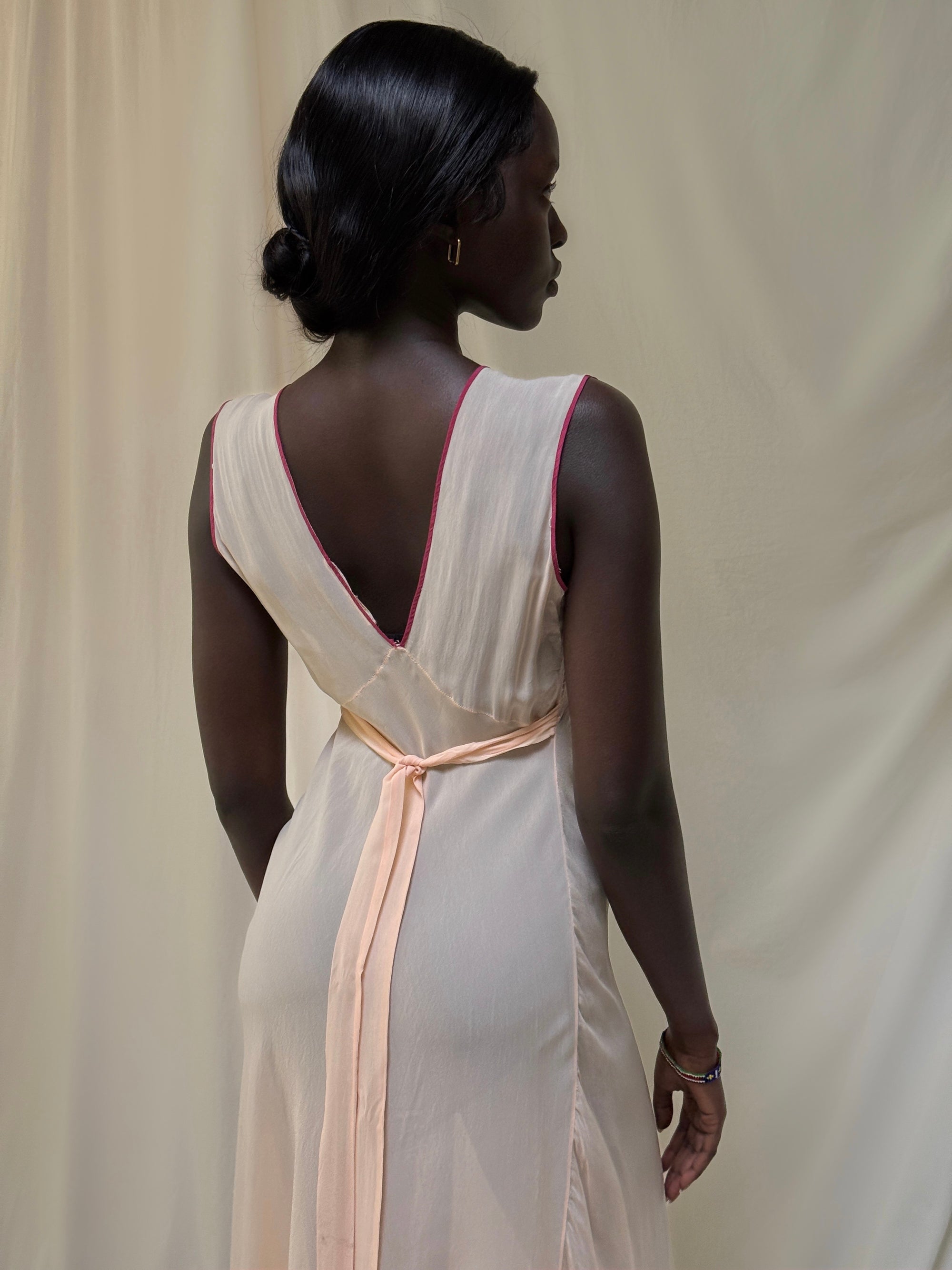 Vintage 1940’s Two Tone I. Magnin Slip Dress