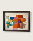 Vintage 1950s Bassett Mid-Century Modern Abstract Painting | Vintage MCM Painting