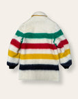Vintage 1960’s Hudson Bay Wool Blanket Reversible Jacket