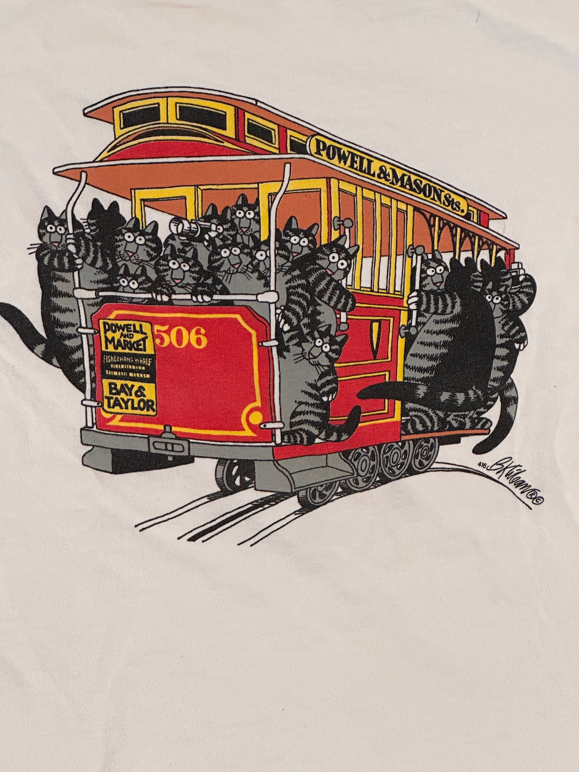 Vintage 1990’s Crazy Shirts Kliban San Francisco T-Shirt