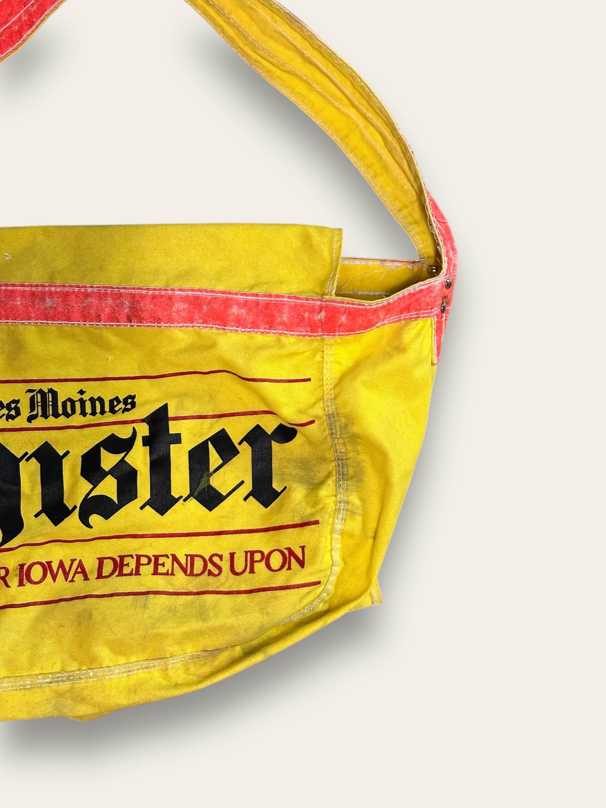 Vintage 1970’s Des Moines Register Newspaper Bag
