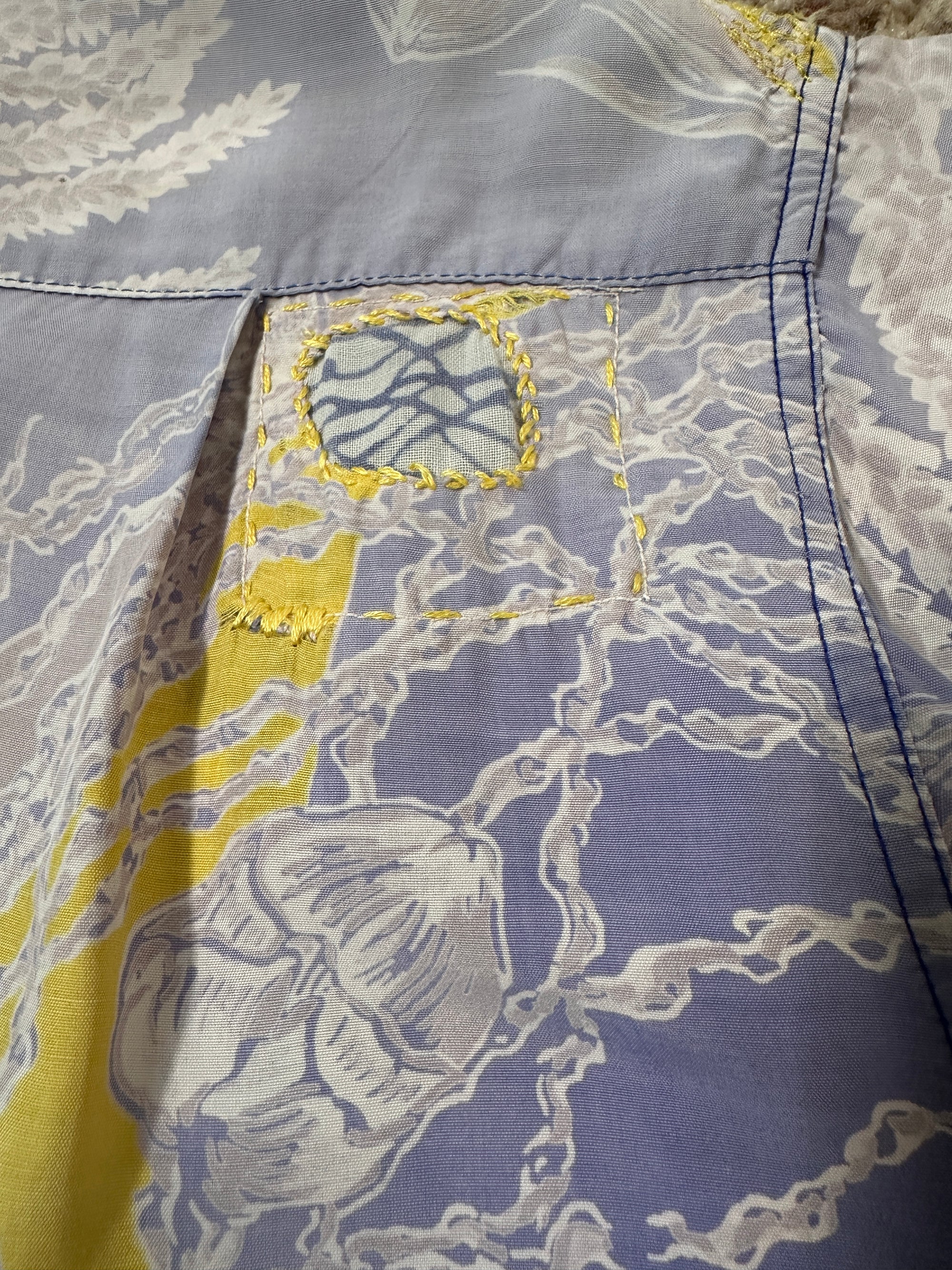 Vintage 1950’s Mended Andrade Hawaiian Shirt
