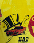 Vintage 1970s Kelley Mouse Studio Test Print T-Shirt | Car Racing | Fred Williamson Graphic | Rare 1970s Psychedelic Art T-Shirt