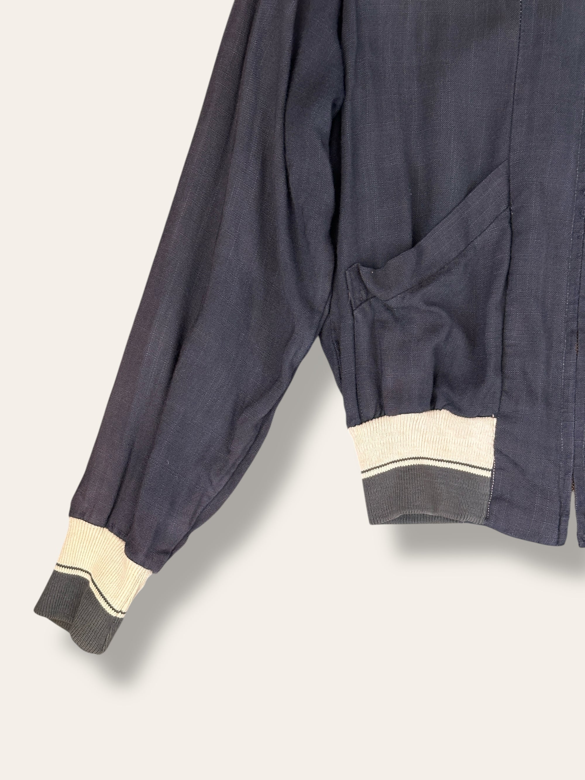 Vintage 1950’s Rayon Linen Blend Yankshire Jacket 43