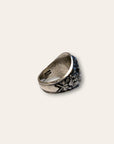 Vintage 1970s Balfour Sterling Silver FFA Ring | Eagle Emblem Signet Statement Ring Size 10