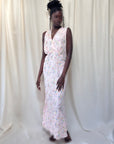 Vintage 1930’s Rayon Flower Print Slip Dress