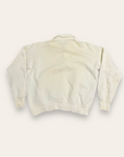 Vintage 1950’s Creme Quarter Zip Pullover Sweatshirt
