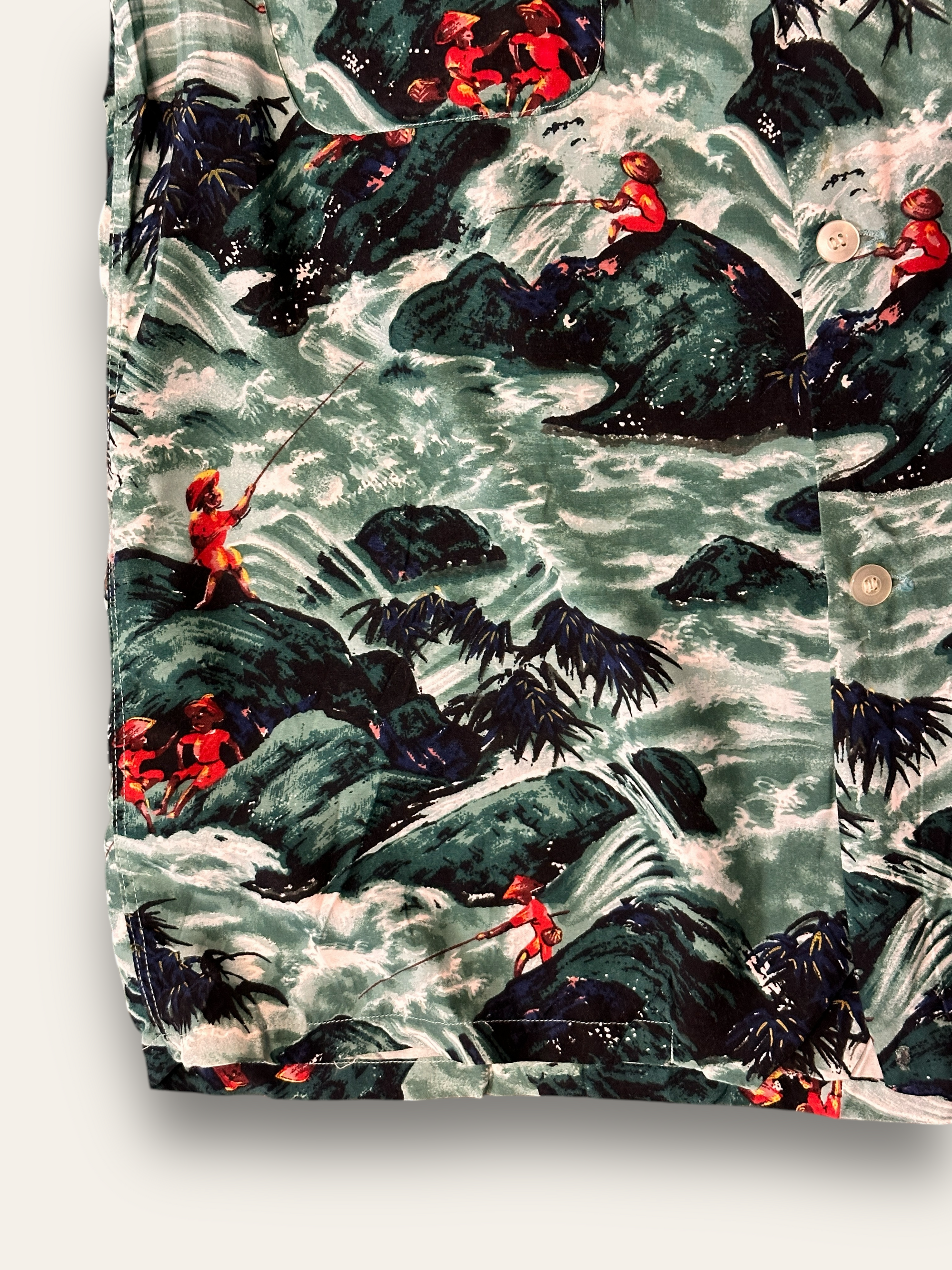 Vintage 1950’s Penney’s Rayon Hawaiian Shirt