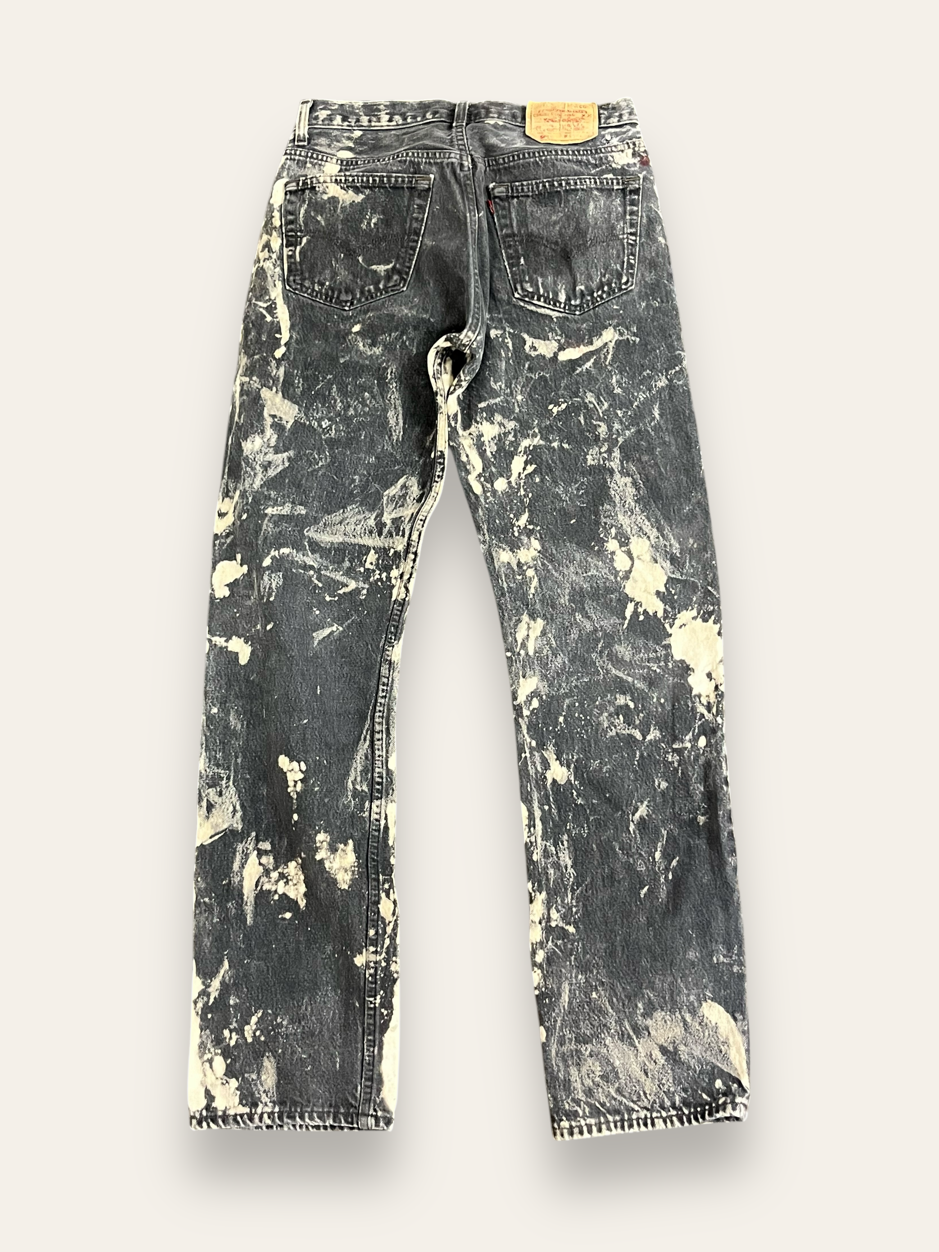 Vintage 1980's Levi's 501 Black Bleached Denim W:30 – Afterlife