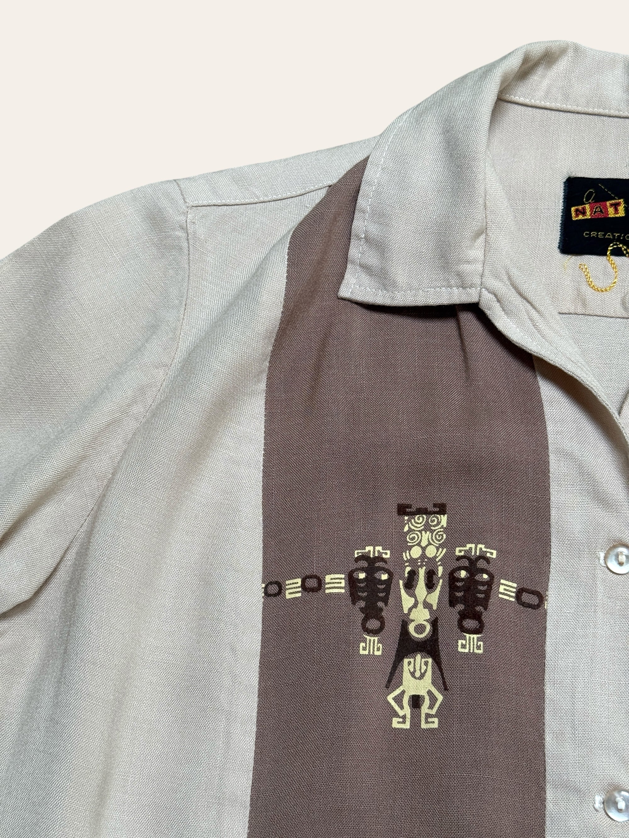 Vintage 1950’s Nat Nast Creation Rayon Bowling Shirt