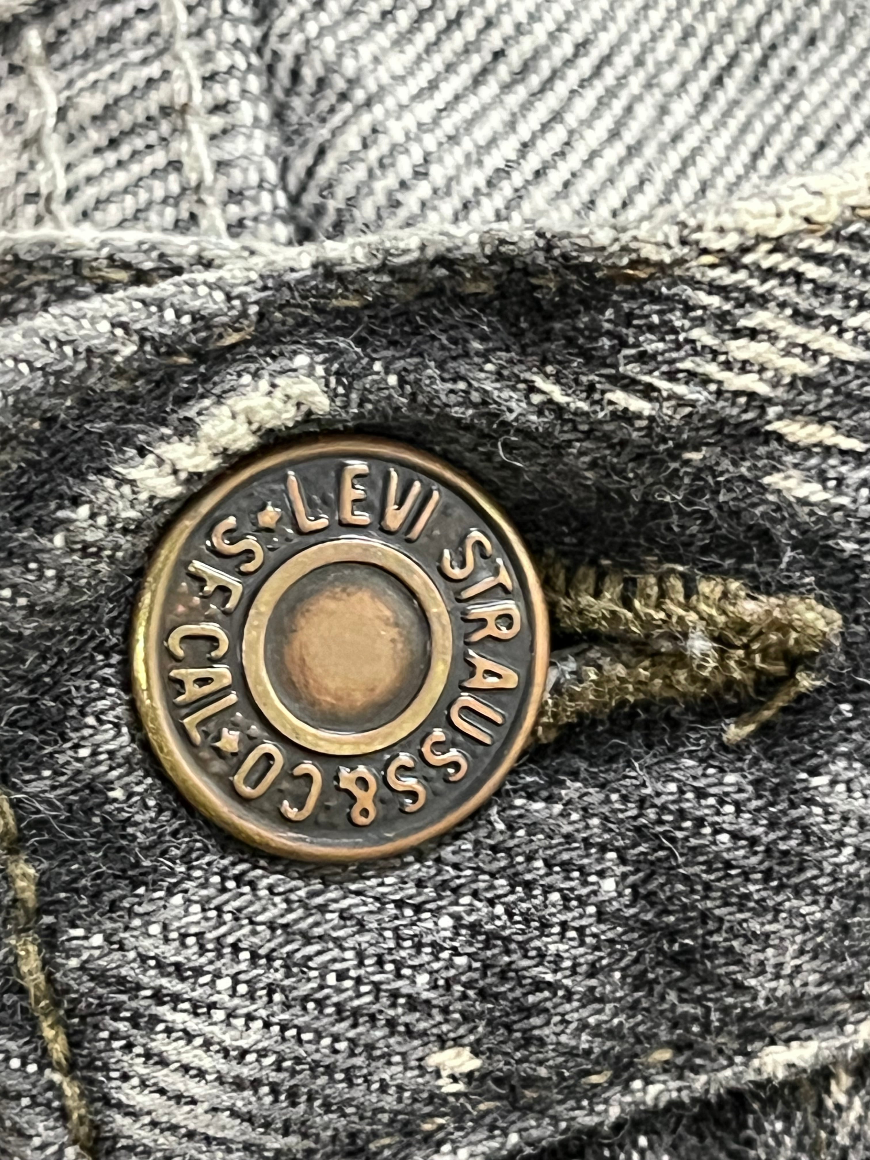 Vintage 1980's Levi's 501 Black Bleached Denim W:30 – Afterlife