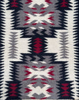Vintage Navajo Storm Pattern Wool Weaving