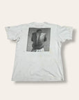 Vintage 1980’s Robert Mapplethorpe “Ajitto” Photograph T-Shirt | Distressed White Graphic Tee | Museum Of Contemporary Art Chicago Tee