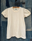 Vintage 1940’s Bamboo Tag Cotton T-Shirt | Heritage Blank Antique White Undershirt