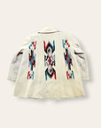 Vintage 1940’s Chimayo Woven Jacket | Southwest Hand Woven Wool Jacket