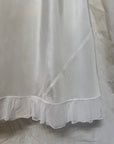 Vintage 1930’s Ivory Silk Slip Set | Minimal Slip Camisole & Skirt Set