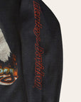 Vintage 1980s Harley Davidson Waffle Knit Thermal Shirt | Original 80s Harley 3D Emblem Eagle Shirt