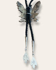 Vintage Zuni Knifewing Inlay by L.B. Chavez Bolo Tie