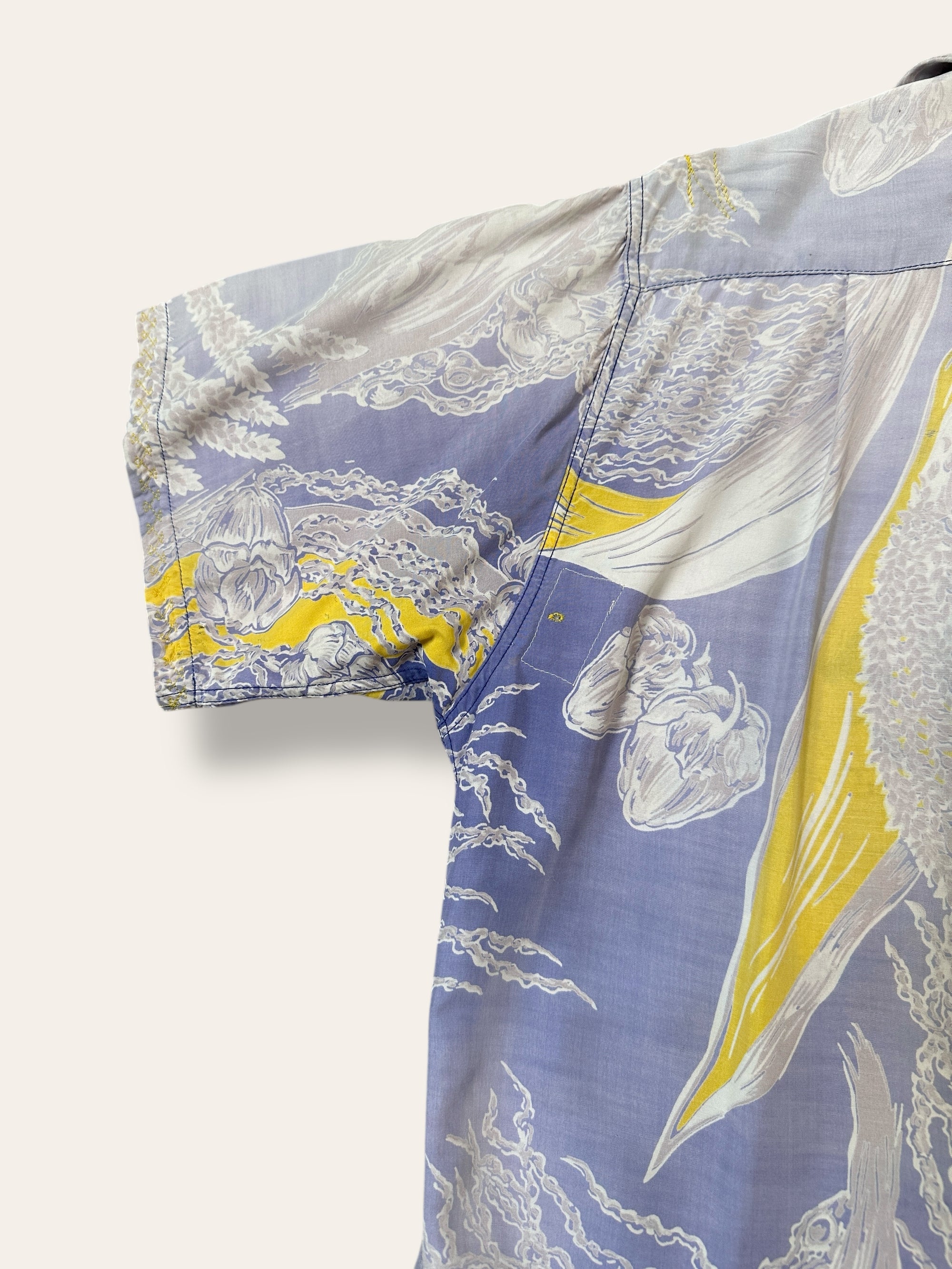 Vintage 1950’s Mended Andrade Hawaiian Shirt