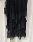 Vintage 1920’s Sheer Chiffon & Lave Layered Flapper Dress