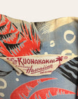 Vintage 1950s Kuonakakai Hawaiian Shirt | Vintage Rayon Aloha Shirt Tropical Print