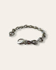 925 Sterling Silver Heavy Artisan Handmade Chain Link Bracelet