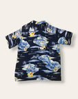 Vintage 1950s Hawaiian Shirt | Vintage Crepe Rayon Aloha Shirt