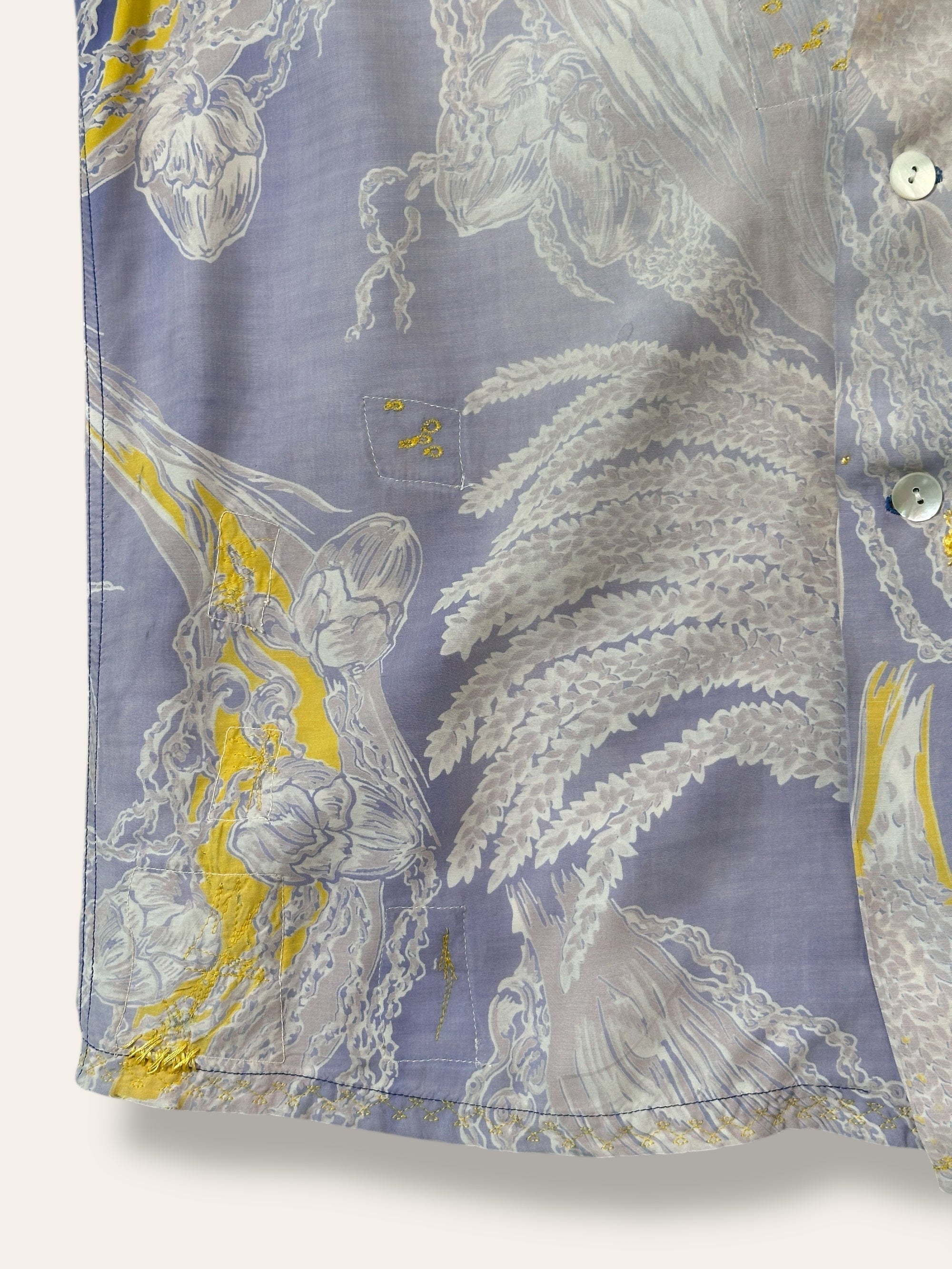 Vintage 1950’s Mended Andrade Hawaiian Shirt