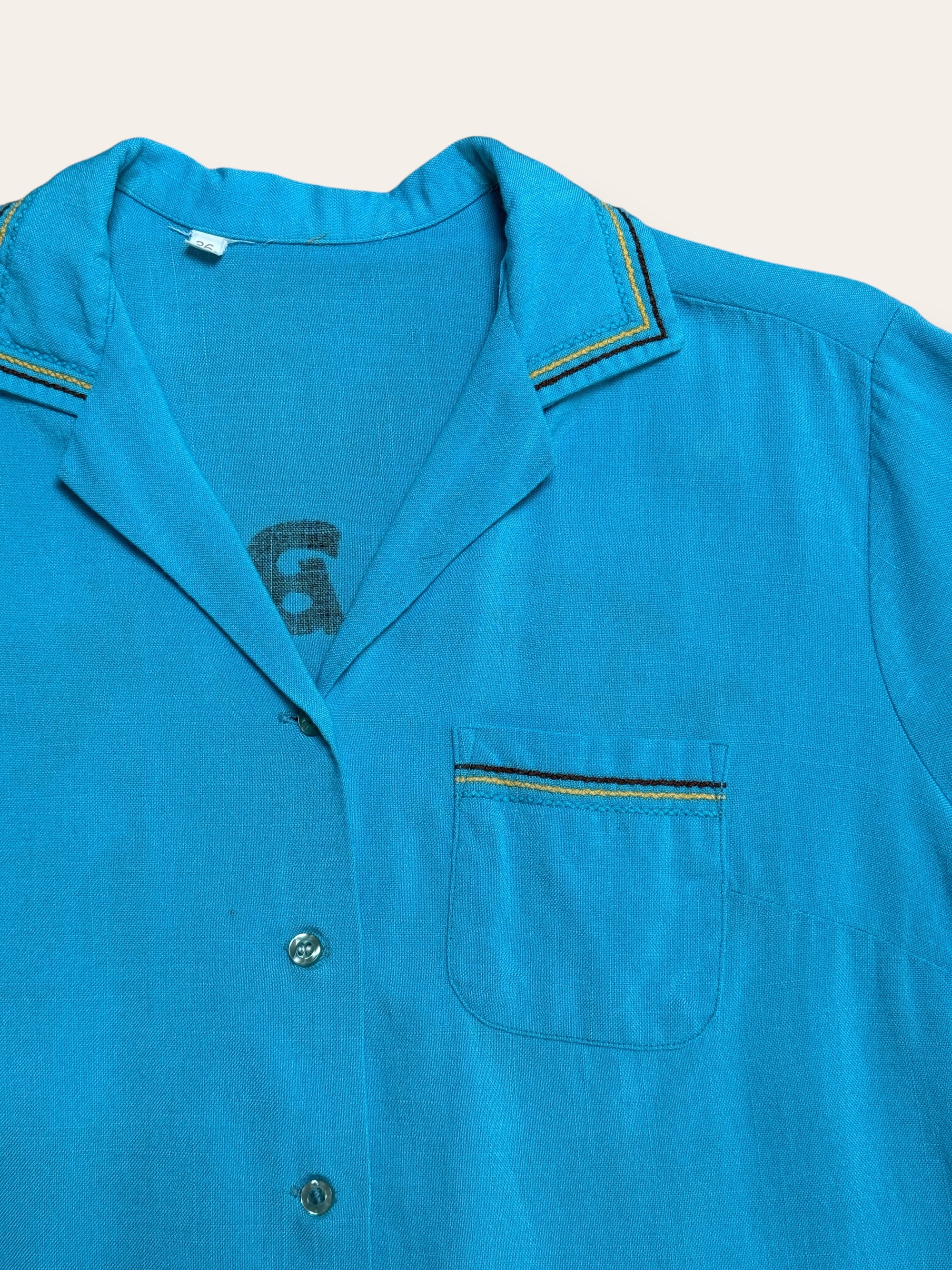 Vintage 1950’s Aero Bowl Rayon Bowling Shirt