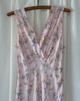 Vintage 1930’s Rayon Flower Print Slip Dress