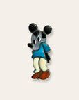 Vintage 1970’s Mickey Mouse Zuni Toons Sterling Silver Inlay Ring Size 5.5