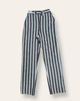 Vintage 1950’s Deadstock Levi’s Western Side Zip Ranch Striped Denim Pants W:24