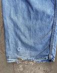 Vintage 1960’s LEE Repaired Denim Jeans W:28