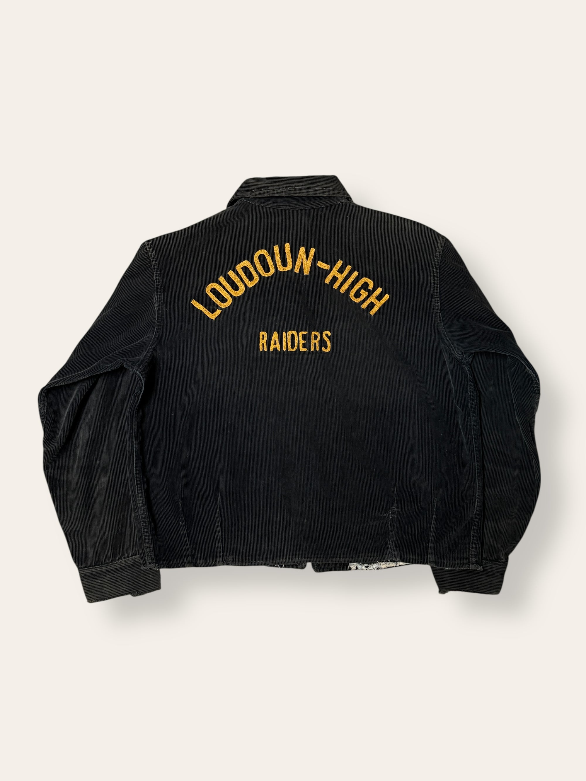 Vintage 1963 Corduroy School Sport Chain Stitch Jacket