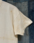 Vintage 1940-50’s Oneitaknit Cotton T-Shirt | Heritage Blank Antique White Undershirt