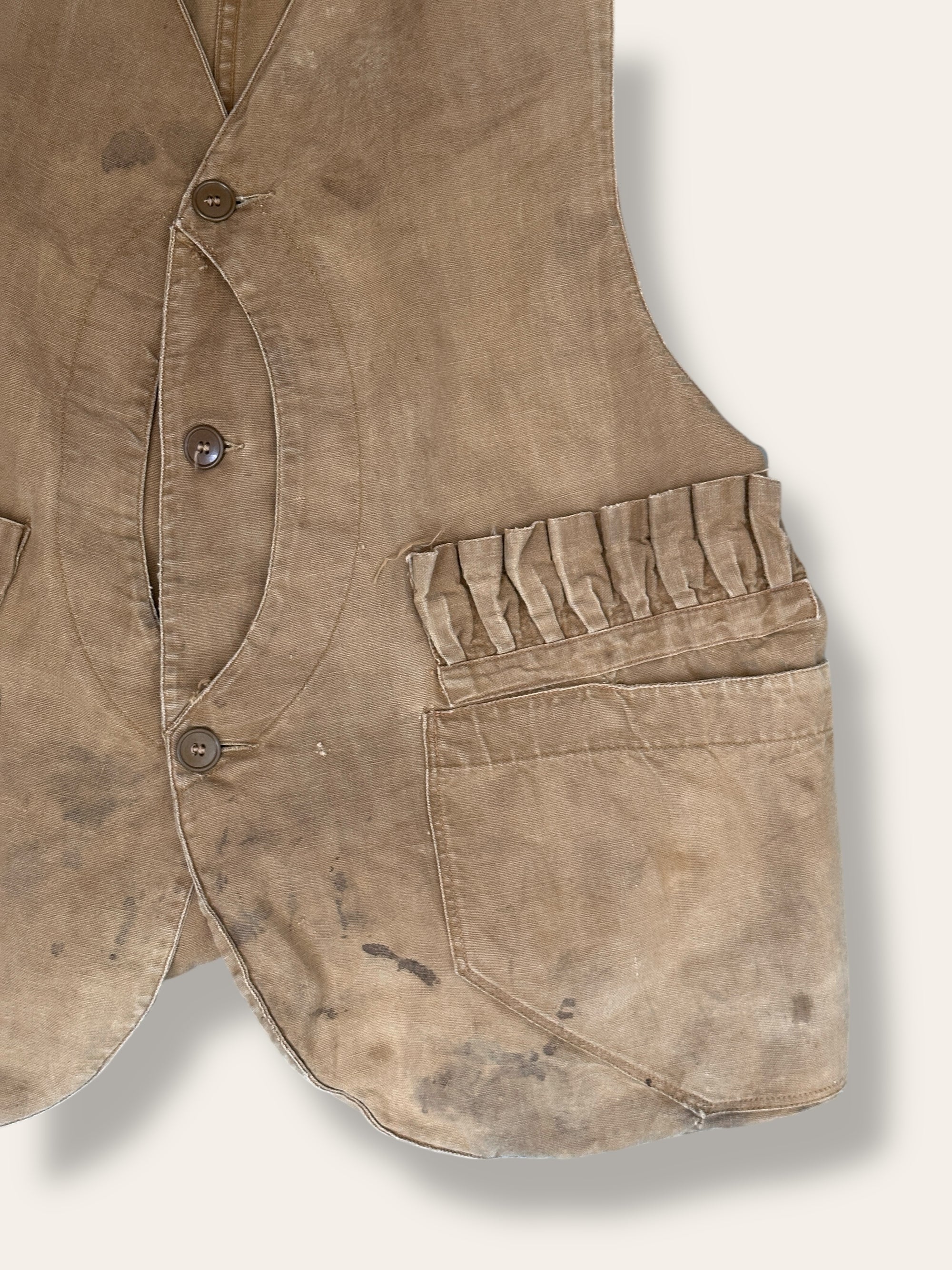 Vintage 1930’s Hudson Duxbak Half Moon Hunting Vest