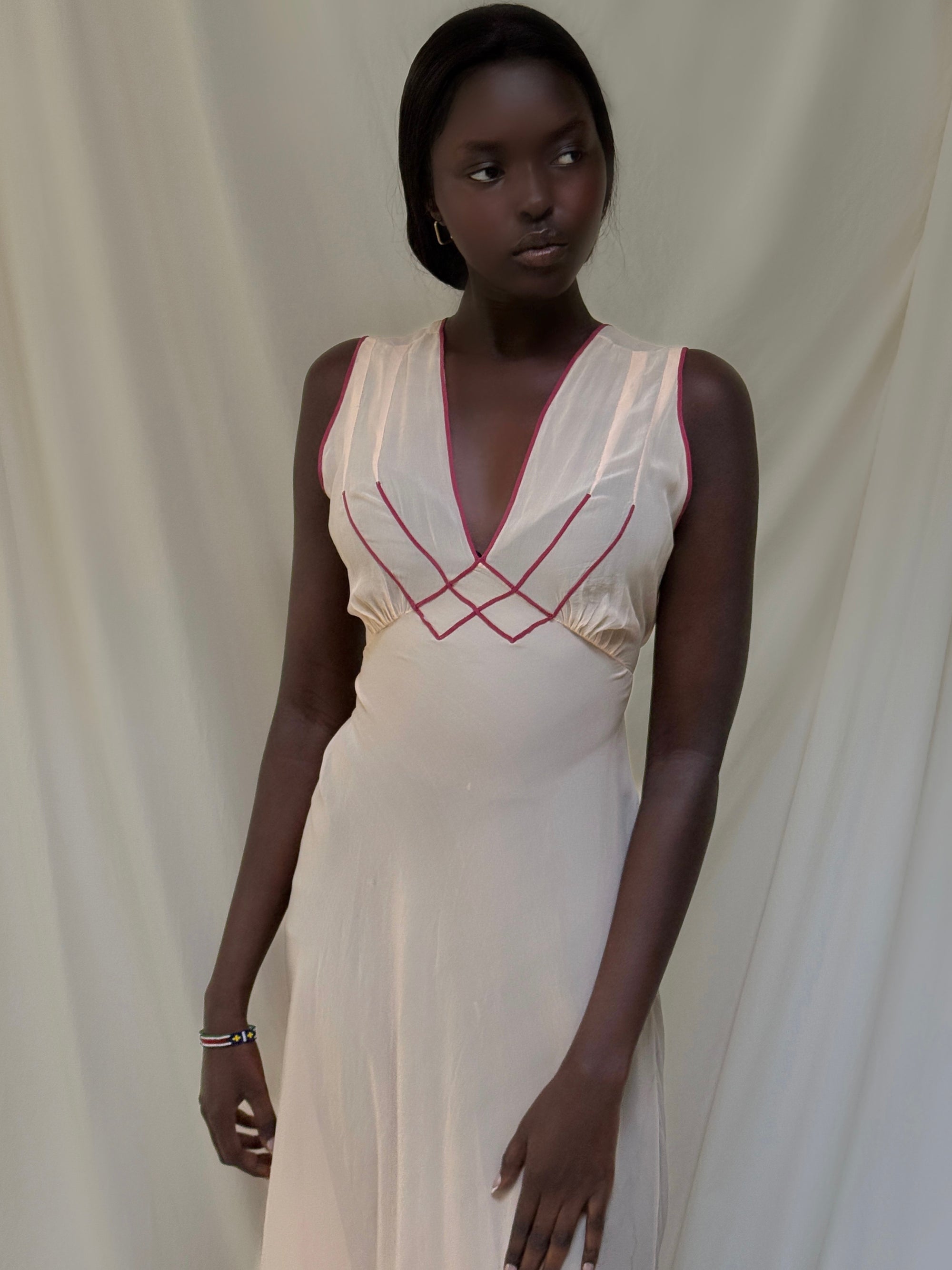 Vintage 1940’s Two Tone I. Magnin Slip Dress