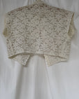 Vintage 1940s–1950s Lace & Tulle Bolero Top | Sheer Evening Shrug