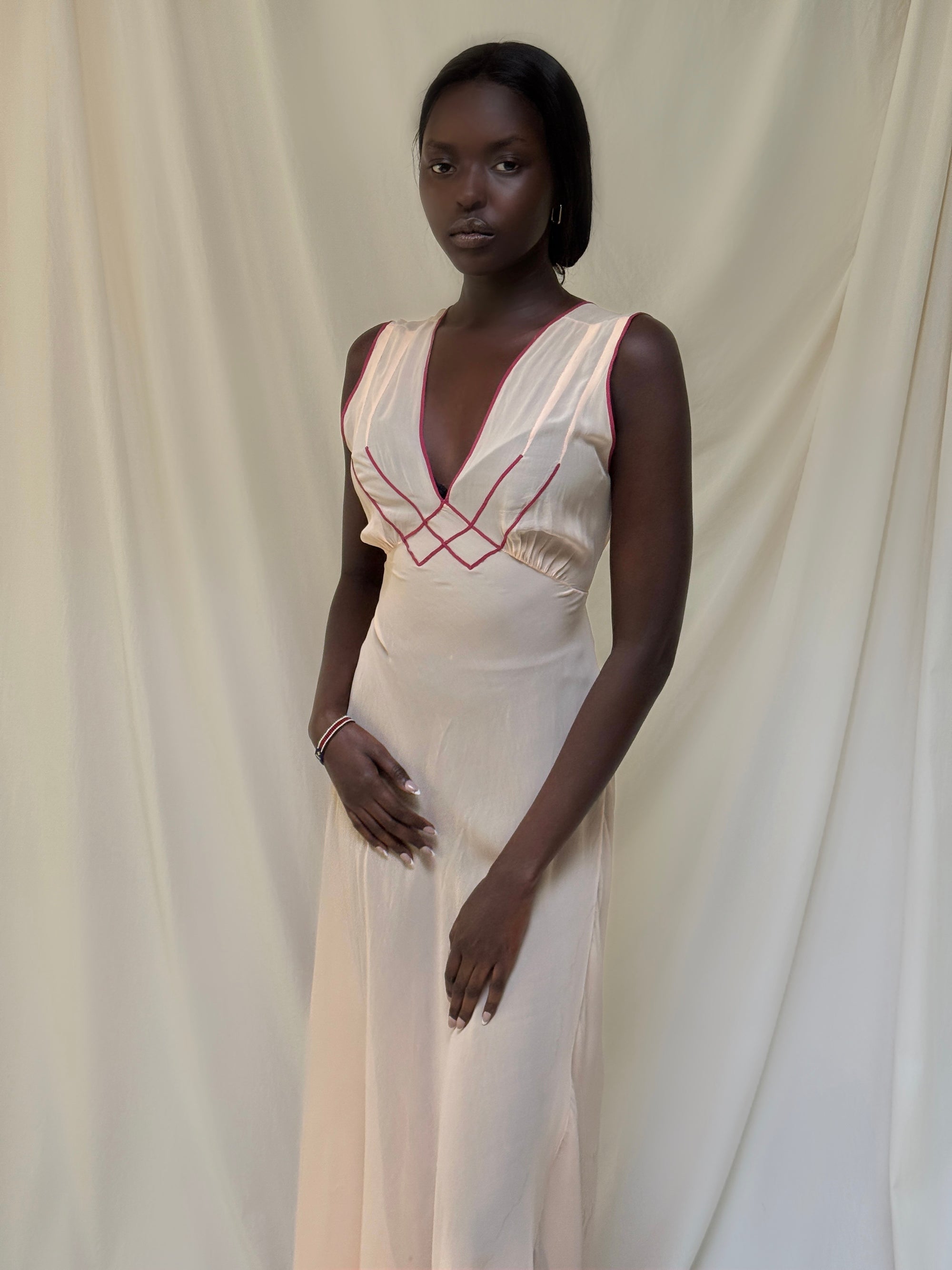 Vintage 1940’s Two Tone I. Magnin Slip Dress