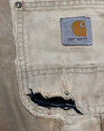Vintage Carhartt Thrashed Canvas Pants W:28